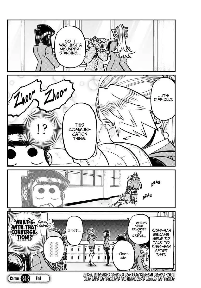 Komi-san wa Komyushou Desu Chapter 343 19